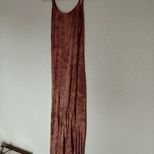 Tie die maxi dress